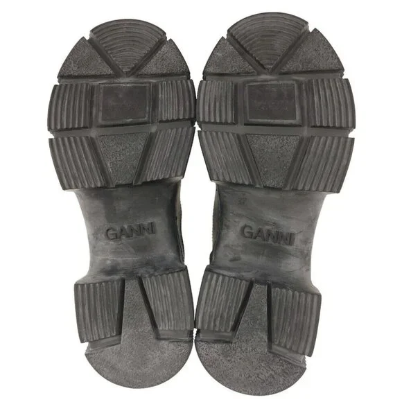 Ganni Black Ankle Boots - Picture 9 of 14